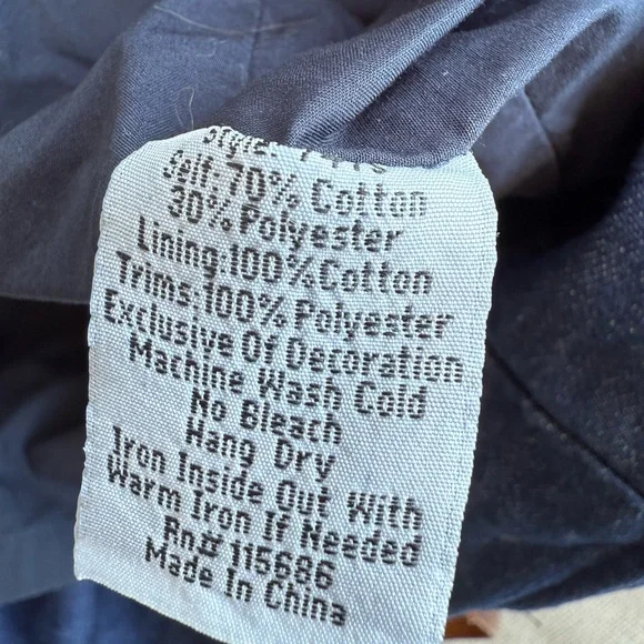 Johnny Was Blue Floral Embroidered Tote - Picture 5 of 6